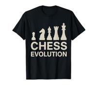 Chess Evolution Pawn to King Progression Board Game Player T-Shirt