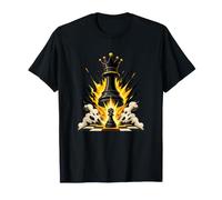 Chess Explosion Pawn Crown Checkmate Energy T-Shirt
