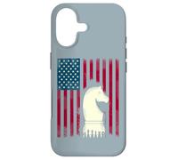 Chess Flag USA Horse Grand Master Matt King Strategy Case for iPhone 17
