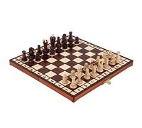 Chess Foldable with Internal Storage Chess Game Ancient Chess Travel Chess Set Birch Chess Piece Chessboard Chess Set