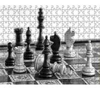 Chess game-500-Piece Puzzle Challenge Wooden Home Decor - A Gift for the Whole Family (14 years+)