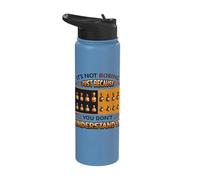 Chess Game Strategy Playing Chess Player Chess Lover Stainless Steel Insulated Water Bottle