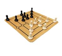 Chess Game Wooden - Classic Strategy Board Game With Carved Pieces