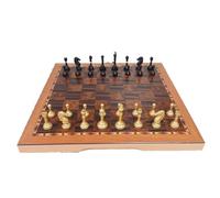 Chess Games Chess Set Wooden Folding Board Pieces Compartment Inside The Board To Store Each Piece For Adult And Kids