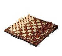 Chess Games Magnetic Wooden Chess Game Set 3 In1, Pieces, CBoard And Chess Piece Storage For Adults And Kids(24cm)