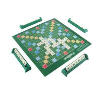 Chess Games Scrabble Board Game English Learning Toy for Family Reusable Letters with Storage Bag Spelling and Vocabulary Builder