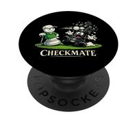 Chess Golf Mashup Funny Pawn Hole In One Checkmate PopSockets Adhesive PopGrip