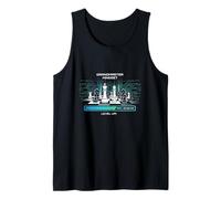 Chess Grandmaster Mindset | Level Up Bar for Strategy Lovers Tank Top