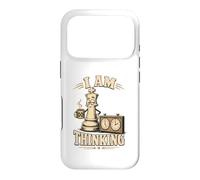 Chess I Am Thinking Coffee Chess Clock Case for iPhone 17 Pro