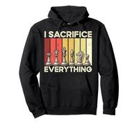 Chess I Sacrifice Everything Funny Checkerboard Player Joke Pullover Hoodie