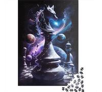 Chess In Space Puzzles for Adults 1000 Pieces Puzzle for Adults And Teenager Family Game 1000pcs (38x26cm)
