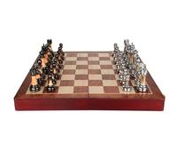 Chess International Chess Set Chess Board Classic Handmade Pieces Metal Folding Wooden Chesses Set