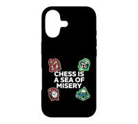 Chess Is A Sea Of Misery Funny Board Gamer Case for iPhone 17