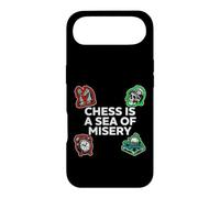 Chess Is A Sea Of Misery Funny Board Gamer Case for iPhone Air