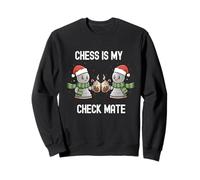 Chess Is My Check-Mate - Funny Cute Pawns Christmas Sweatshirt