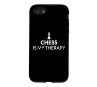 Chess Is My Therapy Funny Chess Lover Strategy Board Game Case for iPhone SE (2020) / 7/8