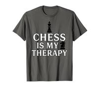 Chess is My Therapy Funny Chess Player Quote T-Shirt