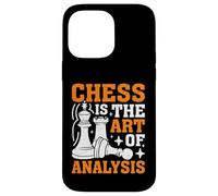 Chess Is The Art Of Analysis - Vintage Chess Lover Case for iPhone 14 Pro Max