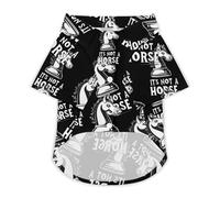 Chess Its Not A Horse Pet Shirt Dogs Cats Clothes Short Sleeve Breathable Puppy Costume