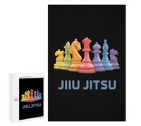 Chess Jiu Jitsu Jigsaw Puzzle for Adults Wooden Puzzles Home Decor And Gifts 500 PCS