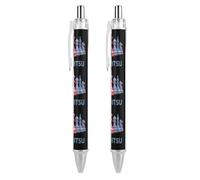 Chess Jiu Jitsu Pens Retractable Ballpoint Pen Work Ball Points Writing Supplies Home Office 2 PCS