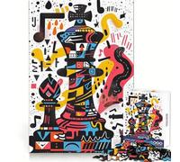 Chess King for Adults 1000 Piece Jigsaw Puzzle Cognitive Workout Restful Escape No Rough Edges Ideal Present (38x26cm)