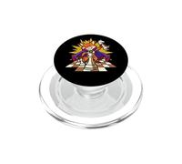 Chess King Fox Crown Knight Pawn Royal Strategy Cartoon Art PopSockets PopGrip for MagSafe