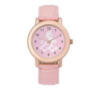 Chess Knight in Chess Board Women's Custom Watch Fashion Soft Strap Wristwatches Gifts for Birthdays Valentine's Day