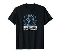 Chess Knight Strategy Cool Tactic Brain Game Power Play T-Shirt