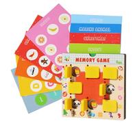 Chess Learning Cards - Matching Brain Intelligence Game, Ten Double-Sided Educational Cards, Interactive Thinking Challenge | Birthday Travel Toy For Preschool Home Classroom Play Activity