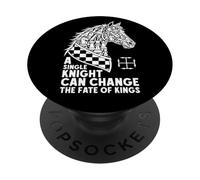 Chess Lover Knight Horse Head Change Fate Of Kings PopSockets Adhesive PopGrip