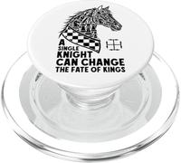 Chess Lover Knight Horse Head Change Fate Of Kings PopSockets PopGrip for MagSafe