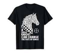 Chess Lover Knight Horse Head Change Fate of Kings T-Shirt