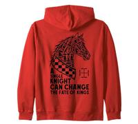 Chess Lover Knight Horse Head Change Fate Of Kings Zip Hoodie