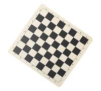 Chess Mat Lightweight Folding Sheet, Durablle Strategy Field | by Checker Synthetic Leather, Travel Board, Educational Game for Eve Training Beginners