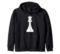 Chess Mate Costume Queen Dama Halloween Matching Group Zip Hoodie