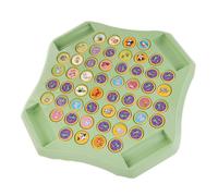 Chess memory game, animal and fruit memory chess game, two-player chess board, game party travel tabletop game