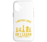 Chess Mindset Win Learn Philosophy Case for iPhone 16 Plus