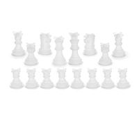 Chess Mould for Resin Silicone Chess Resin Chess Mould Epoxy Crystal Moulds for DIY Crafts Making Birthday