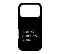 Chess Moves e4 e5 Nf3 Nc6 Bb5 Case for iPhone 17 Pro