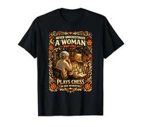Chess Never Underestimate A Woman in Her Seventies T-Shirt