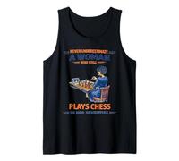 Chess Never Underestimate A Woman in Her Seventies Tank Top