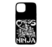 CHESS NINJA Funny Ninja Characters with Weapons Case for iPhone 15 Plus