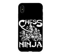 CHESS NINJA Funny Ninja Characters with Weapons Case for iPhone XS Max