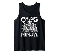 Chess Ninja Funny Ninja Characters with Weapons Tank Top