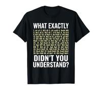 Chess Notation Tee What Exactly Didn't You Understand T-Shirt