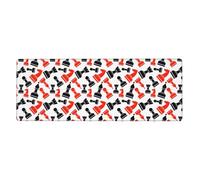 Chess Pattern Gaming Desk Mat, Wide Surface Desk Pad for Keyboard, Mouse and Improved Gaming Stability