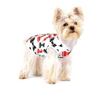 Chess Pattern Print Small Dog Clothes Pet Vest, Soft Cotton Sleeveless T-Shirts Breathable Pet Tank Top Apparel For Puppies And Cats