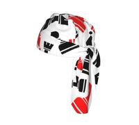 Chess Pattern Printed Cap Do Rag, Moisture Wicking Cycling Cap Helmet Liner for Biking Running Hiking