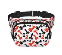 Chess Pattern Unisex Fashion Waist Packs, Stylish Fanny Packs for Workouts, Running, Traveling, and Hiking